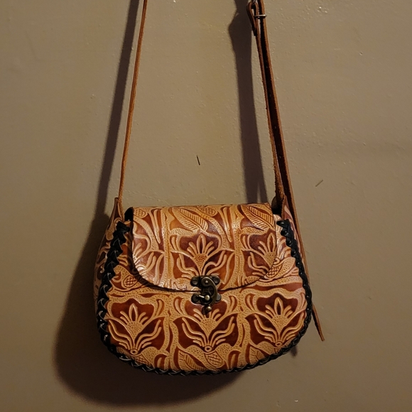 Leather satchel purse - Picture 2 of 2